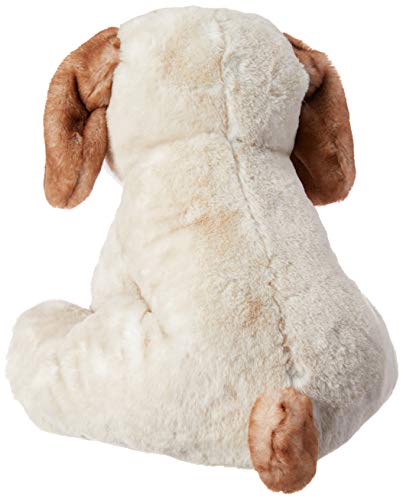 Cachorro Branco com Mancha Marrom no Olho 40Cm, Foffylandia, Branco