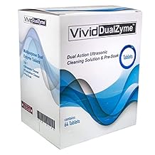 Vivid Dualzyme Ultrasonic Cleaning Solutions Tablet - for Dental Instruments - Pack of 64