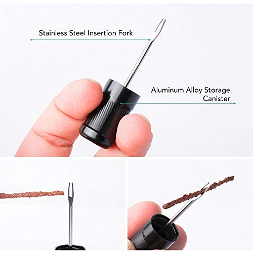 Tiras de pneu, Romacci Kit de reparação de pneus de bicicleta sem câmara de ar Tiras de borracha par