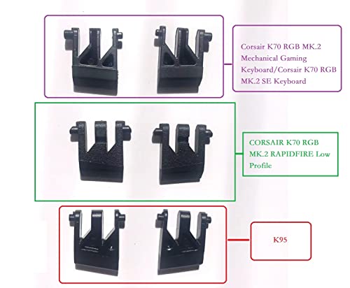 Miniatura 4 de Pata De Inclinación De Repuesto Para Teclado Mecánico Corsair K95 Rgb K95