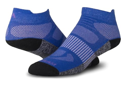 Wigwam Unisex Attain Lightweight T-Low 2-Pack Purple Medium