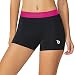 Baleaf Women's 3'' Performance Volleyball Compression Shorts Black/Red Size S