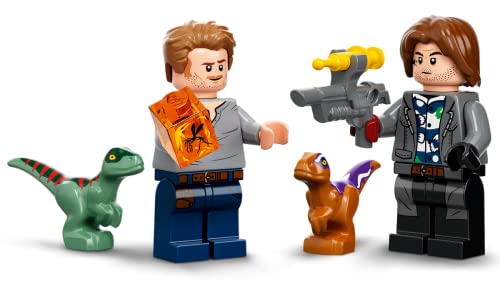 Lego Jurassic World Set - Atrociraptor: Motorradverfolgungsjagd 76945 + Polybag Dinosaurier-Markt 30390 – Bild 7