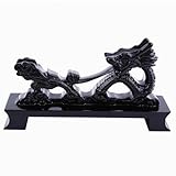 EatingBiting Resin Black Dragon Samurai Sword Katana Wakizashi Tanto Holder Stand Display holding 30cm to 60cm 2 Layer Stand Rack Display