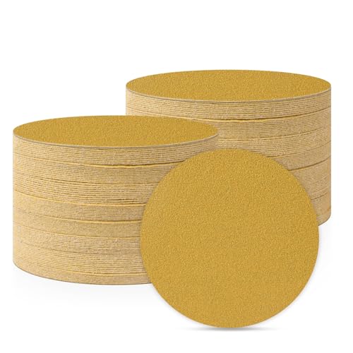 Sruhrak - Sruhrak Schleifpapier Set 100 Stück 100er Körnung, Langlebig & Scharf durch Keramik, 125mm Klettscheiben für Exzenterschleifer zum Mittelschleifen von Holz und Metall