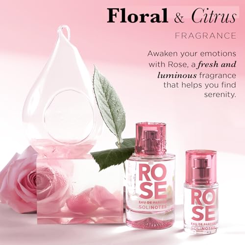 Image of Solinotes Rose Eau de Parfum, Peony & Musk, for Women & Men, 1.7 Fl Oz