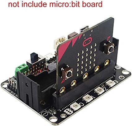 Micro: Bit Expansion Board Robotbit V2.0 Supports Makecode Offline Programming Micro:Bit Extension Board Robotbit - (Color: Black)