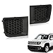 G-PLUS Front Lower Bumper Grille Bezel Driver and Passenger Side Compatible With 2015 2016 2017 Jeep Renegade 735618579L 735618580R 5XB62LXHAA 5XB63LXHAA