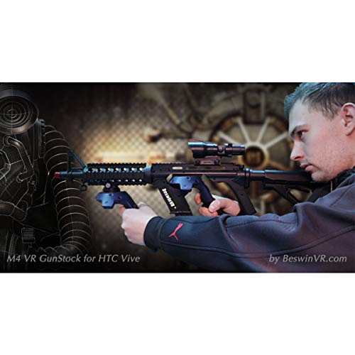 VR Game Gun Controller Lager BeswinVR M4 Gewehradapter für zwei HTC Vive Controller 1.0 und 2.0 Pro - Image 5