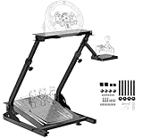 WOLEGM Lenkradständer G29, Faltbar Lenkrad Ständer, Rennlenkradständer Gaming Lenkrad Kompatibel mit G25 G27 G29 G920 G923, TX F458 T500RS T3PA-PRO(F1/GT) Verstellbares Design Schnelle Montage