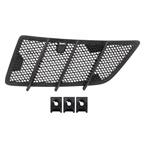 Bonnet Vent Grille, Hood Air Vent Grille Cover Fast Heat Dissipation Abs Direct Fit Smooth Ventilation Durable Left For Cars #TOP6