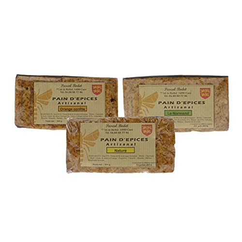 Pascal Bodet - Assortiments de pain d'épices 3x300g - Made in Calvados Cover