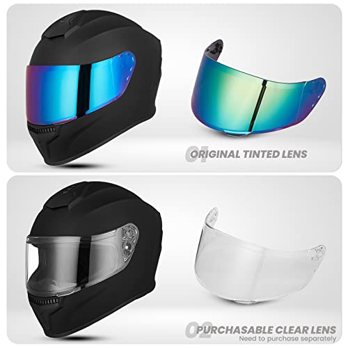 Auboa ABCA-FA-MD-813-MB-XL Full Face Motorcycle Helmets thumb #2