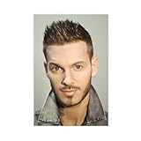 M Pokora 3 Poster sur toile pour chambre � coucher, paysage sportif, d�coration de bureau, chambre, cadeau, sans cadre, 60 x 90 cm
