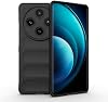 Funda Compatible con Vivo X100 Pro 5G, Cubierta de TPU a Prueba de Golpes, Suave, Negro 2
