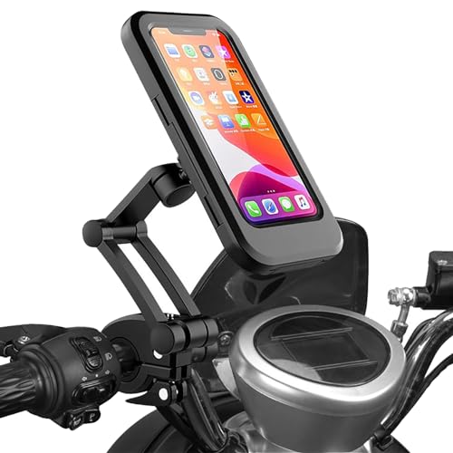 Snrtevu Handyhalterung Wasserdicht - Pikfein Phonefix Für Fahrrad & Motorrad Bis 7,6 Zoll