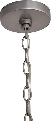 Miniatura 7 de Capital Lighting 340862GK Rainey - Colgante de cúpula de ratán natural rústico, 6 luces, 360 vatios totales, 13 pulgadas de alto x 29 pulgadas de