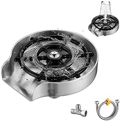 Fregadero Cristal Sequpr Lavavajillas de cristal de acero inoxidable, para fregaderos de cocina, fregadero, vasos, lavavajillas para cocina, bar cafetería