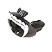 Shock Doctor 3300 Max Airflow Lip Guard Mouthguard With Tether, Trans Black/White Fang, Adult Size