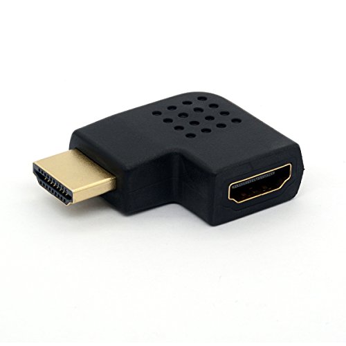 Adaptador HDMI en ángulo ideal para optimizar el espacio detrás del televisor de pared 7