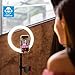 iDance LED Ring Light with Cell Phone Holder, 10