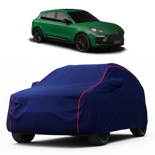 Image of Heavy-Duty Car Cover for Compatible with Porsche Macan (2021 to 2025 All Models) Deluxe Car Protection Cover - Waterproof & UV-Resistant All-Season Exterior Protection