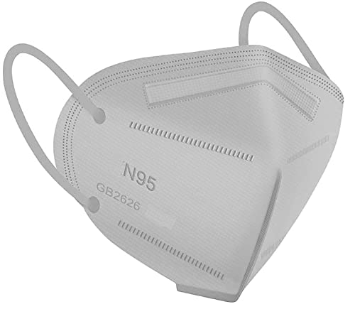 Image of Unisex Nonwoven Fabric Reusable Grey N95 Mask without Valve