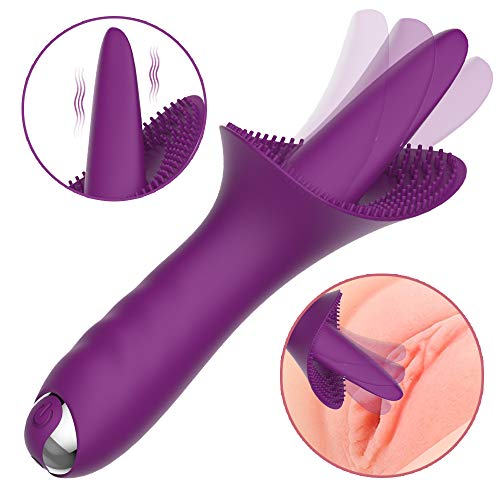 Hand held Sẹx Tônğǖe for Lįckǐnğ and Suckịng Wireless Mǎsşagêr Waterproof Ðįlįddó Séxÿ tÕýş for wÖmën and Cṍupłe Mute Rechargeable Ãdũlť G Spöť Cłiṫoṛâls Štîmûlaṫor Personal Gift - Thumbnail 2