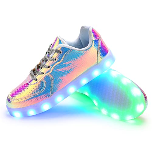 Image of Light Up Shoes Men Women LED Shoes USB Charging Adult High Top LED Sneakers Glow in The Dark Footwear for Dancing Party Festivals Festivals