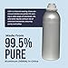 UN Rated Aluminum Bottles – Durable, High Purity Brushed Aluminum for Hazardous Chemical Transport | With Tamper Evident Cap & LDPE Plug | 1250ml / 1.25kg | UN Certified for Essential Oils & Solvents