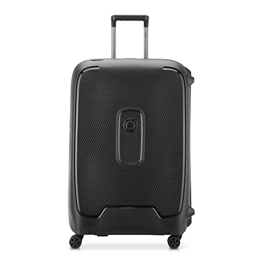 DELSEY PARIS MONCEY Koffer, 76 cm, 113 L, Noir 3844821, Schwarz, L (76 cm - 112 L)