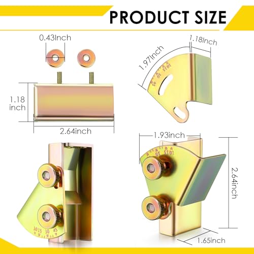 Feekoon 1 pacote com guia de ângulo de afiação de faca, guia de ângulo ajustável para lixadeira de c