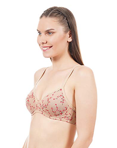 Image of Amante Cotton Padded Wirefree Full Coverage T-Shirt Bra