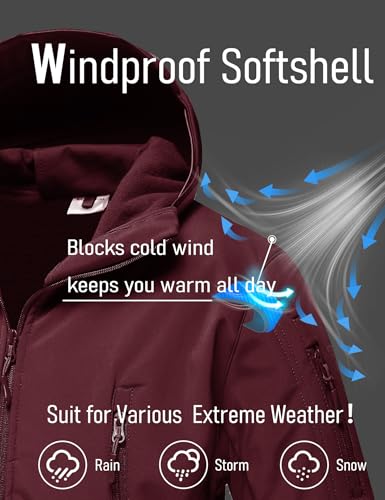 image for MAGCOMSEN Men's Jacket Tactical Performance Waterproof Softshell Jacke