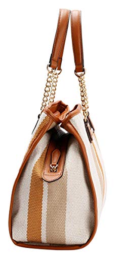 Bolsa Feminina Listras em tecido Chenson