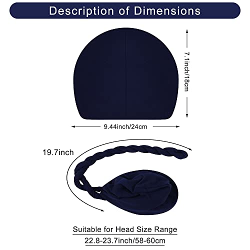 image for Merewill Turban for Men Turban Vintage Twist Head Wraps for Men Stretc