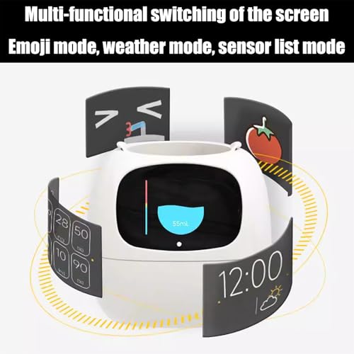 Pot de plante interactive intelligente avec écran LCD 16 pouces et télécommande