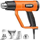 com-four® pistola ad aria calda 2000 W – termoffiatore regolabile fino a 600 °C – set con ...