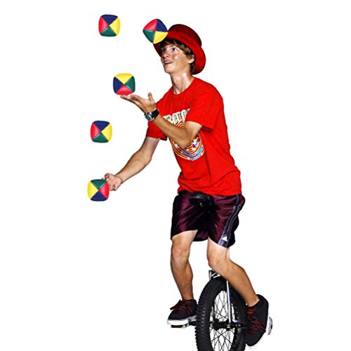Odowalker 6 Pieces Juggling Balls Multi-Colored Juggling Set for Beginners Durable Juggle Ball Kit for Juggler, Kids and Adults - Thumbnail 5