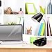 All The Rages Limelights LD1002-BLK Organizer Desk Lamp, Black