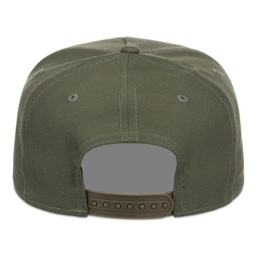 Image of New Era 9FORTY A-Frame Snapback - Blank Custom Cap with Performance Fit in Unique Color Options from The Icon of Sports and Streetwear Culture - Olive