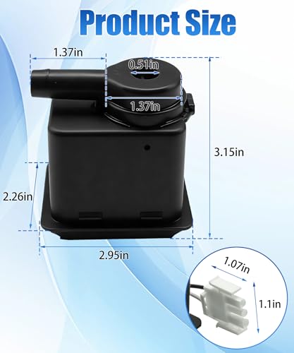 Pompe de recirculation W11566405 pour machine à glaçons Whirlpool KitchenAid - 6