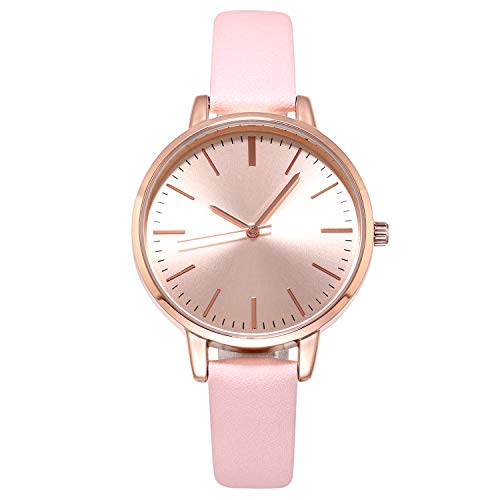KIMOMT Women's Watches Leather Band Luxury Quartz Watches Waterproof Fashion Creative Wristwatch for Women Ladies