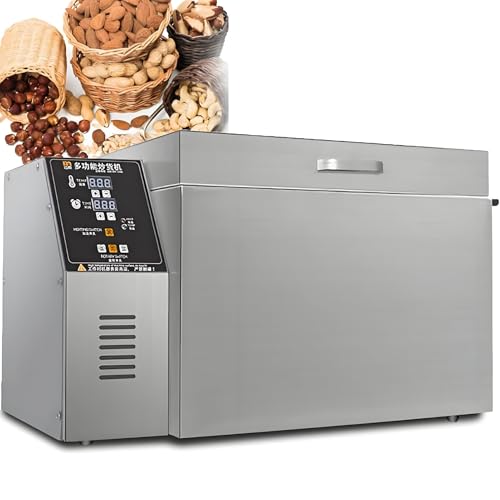 PioMue Tostatrice per caffè Commerciale, tostatrice per caffè Automatica per Uso Domestico, Padella Antiaderente, per cuocere caffè, Castagne, Arachidi, Cereali Type5