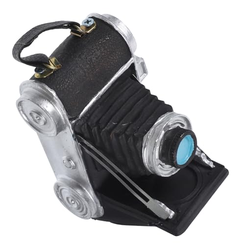 IMIKEYA レトロデザイン樹脂製カメラフィギュア デスクトップ置物 インテリアバーや店舗の性ある装飾 写真小道具としてもな復古カメラ模型