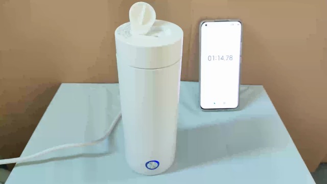 Tetera eléctrica portátil 400ml acero inoxidable 110V miniatura 7