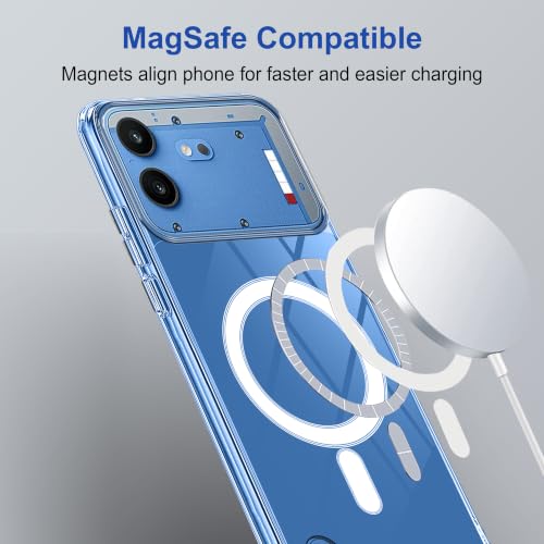 Image of Zapcase Back Case Cover for Nothing Phone (4b) | Compatible for Nothing Phone (4b) Back Cover | Compatible with MagSafe | Scratch-Resistant Back Cover | Clear