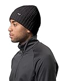 Jack Wolfskin STORMLOCK RIP KNIT CAP winddichte Mütze, black, ONE SIZE