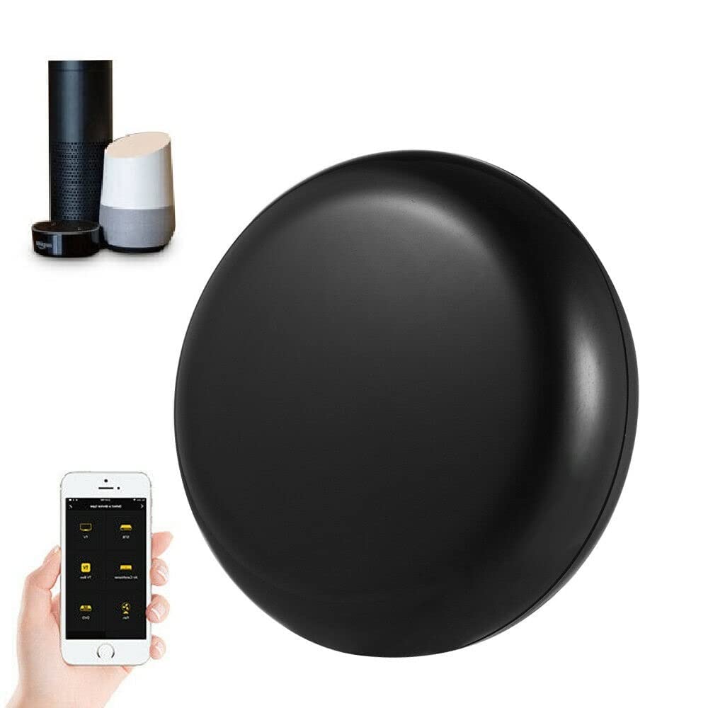 Jenix Smart Home Automation I Wi-Fi Smart IR Control hub | Smart air Conditioner Remote | Compatible with Alexa, Google Home | All in one Infrared Remote for Smart Home | Black