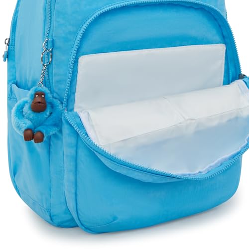 Image of Kipling Women's Seoul Extra Large 17 inch Laptop Backpack, Durable, Roomy with Padded Shoulder Straps, Built-In Protective Sleeve